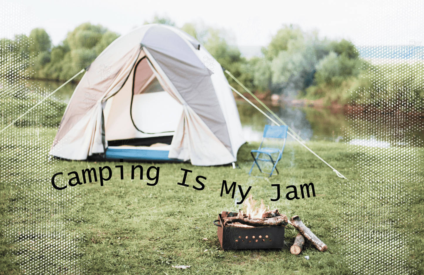 Camping Is My Jam Speaker Tumbler Wrap