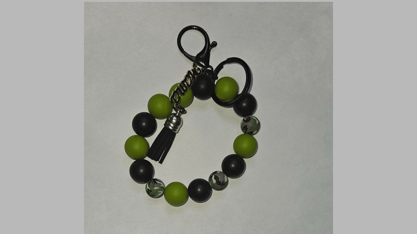 Beaded Keychain Wristlets