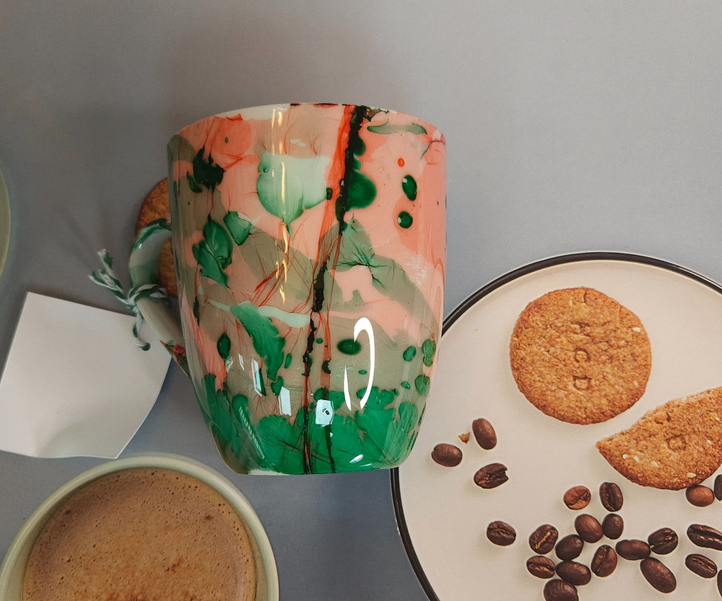 One-Of-A-Kind Painted Ceramic Cups