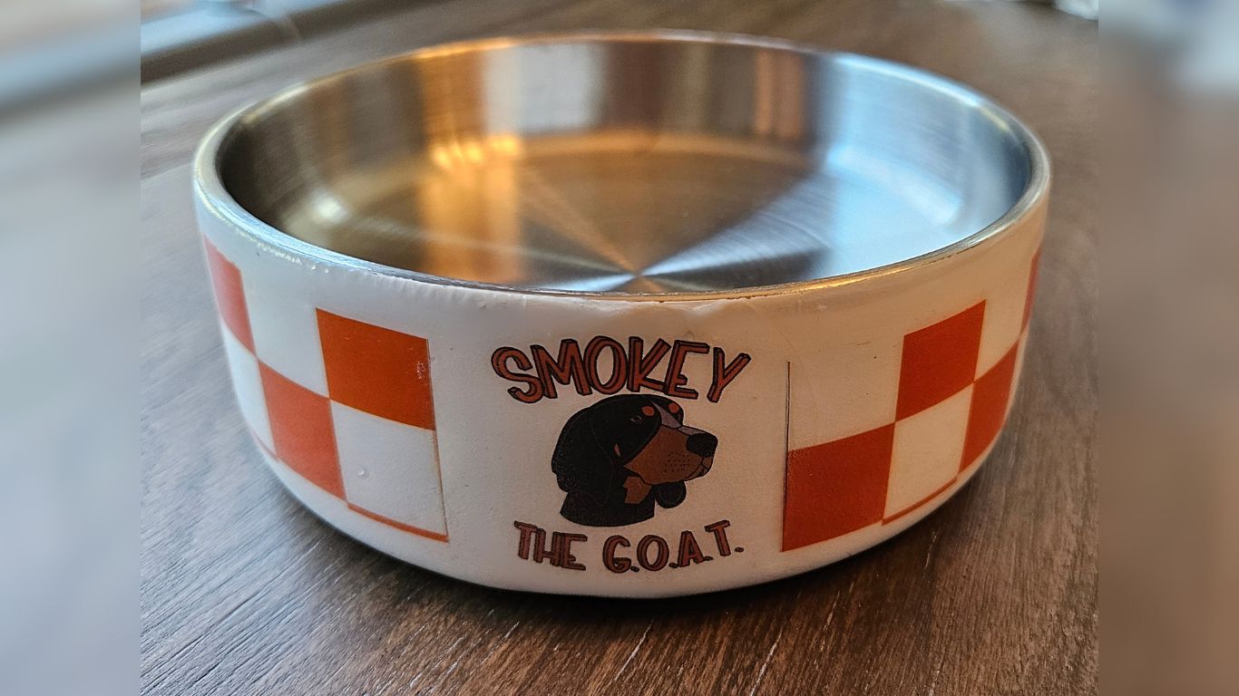 Smokey The GOAT Dog Bowl