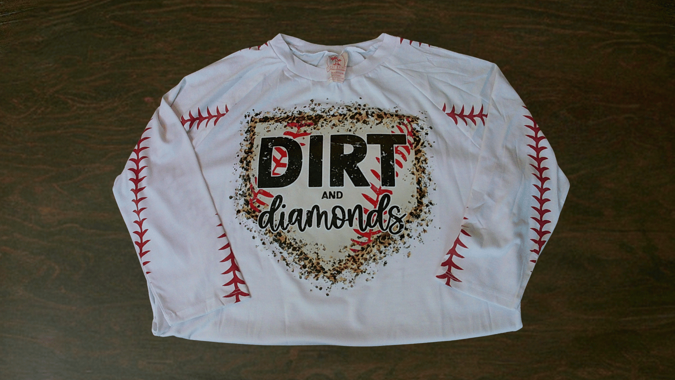 Dirt & Diamonds Baseball Raglan