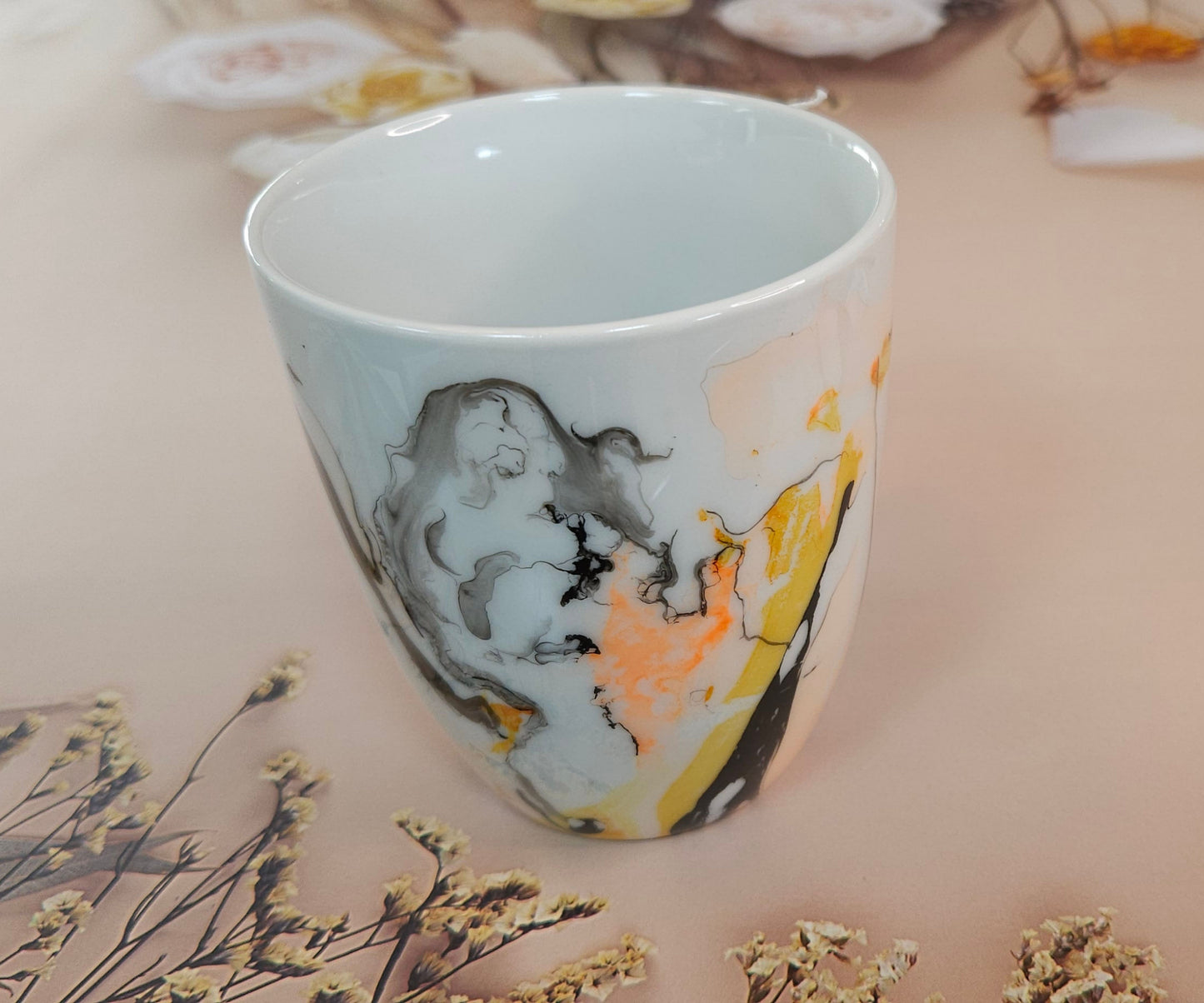 One-Of-A-Kind Painted Ceramic Cups