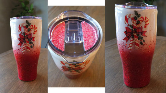 RTS 30 oz Candy Cane Tumbler