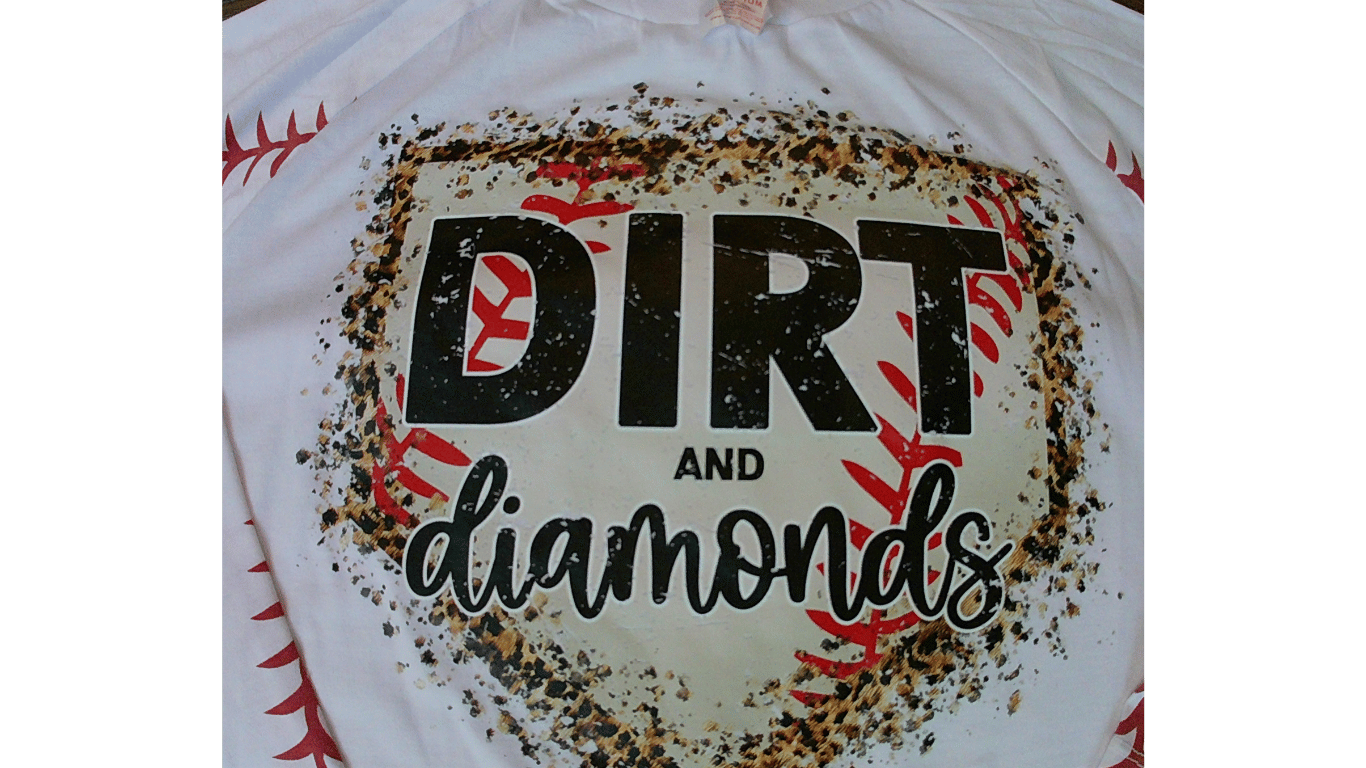 Dirt & Diamonds Baseball Raglan