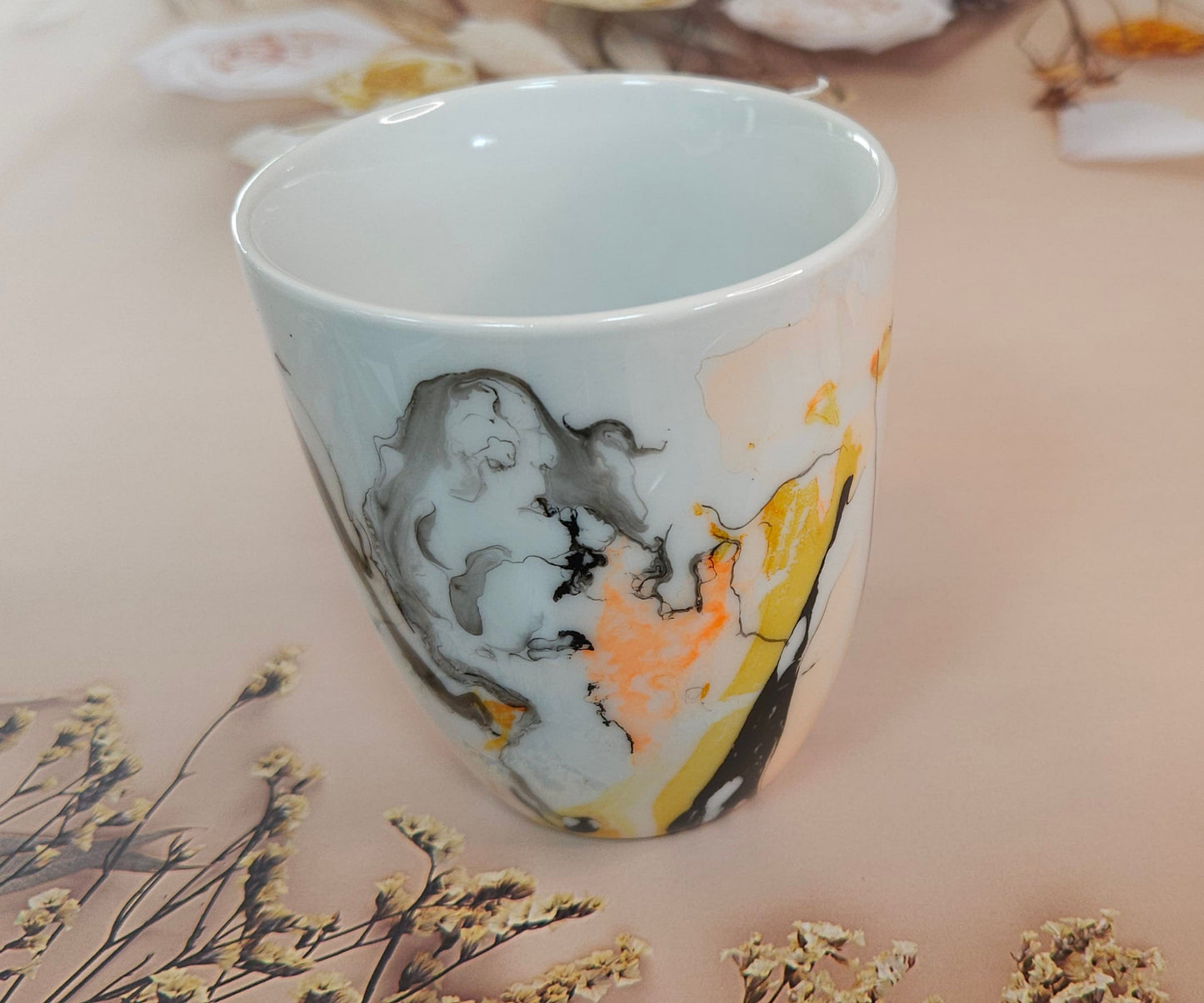 One-Of-A-Kind Painted Ceramic Cups