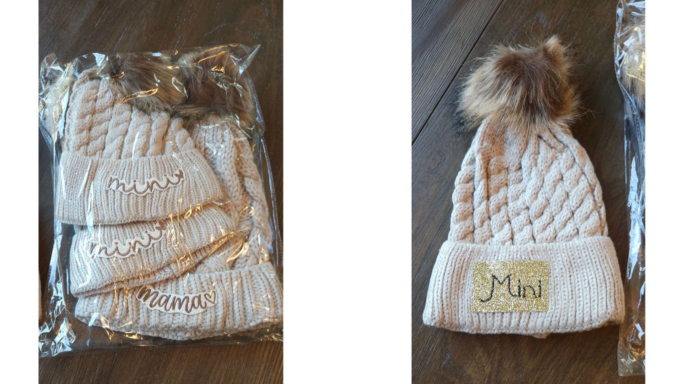 Mama & Mini Pom Pom Knitted Hats